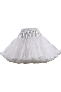 Online order mesh tutu skirt cheerleading uniform fashion design skirt short skirt solid color cheerleading skirt cheerleading uniform supplier SKCU024 front view